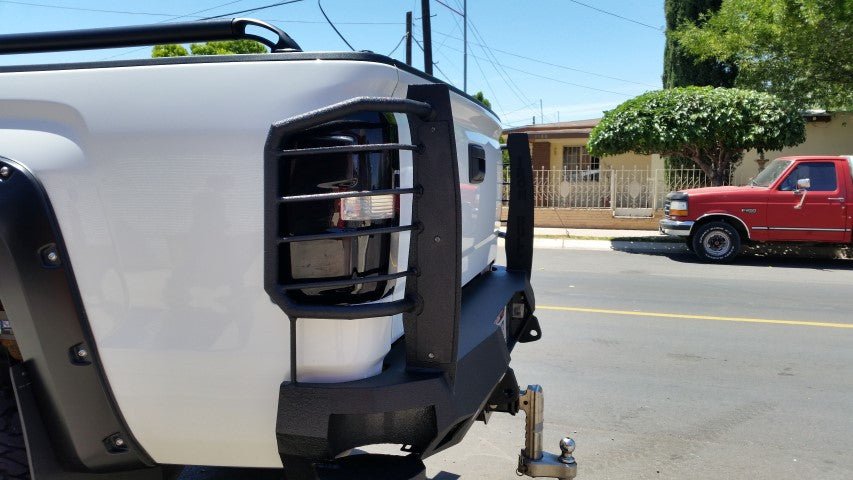 2014-2019 GMC Sierra 1500 Rear Bumper | Parking Sensor Cutouts Available - Iron Bull BumpersREAR IRON BUMPER