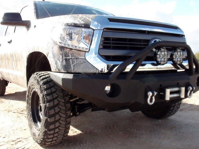 2014-2021 Toyota Tundra Front Bumper | Parking Sensor Cutouts Available - Iron Bull BumpersFRONT IRON BUMPER