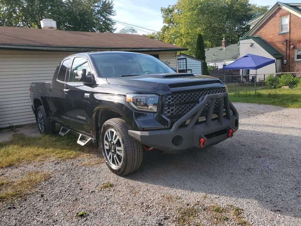 2014-2021 Toyota Tundra Front Bumper | Parking Sensor Cutouts Available - Iron Bull BumpersFRONT IRON BUMPER