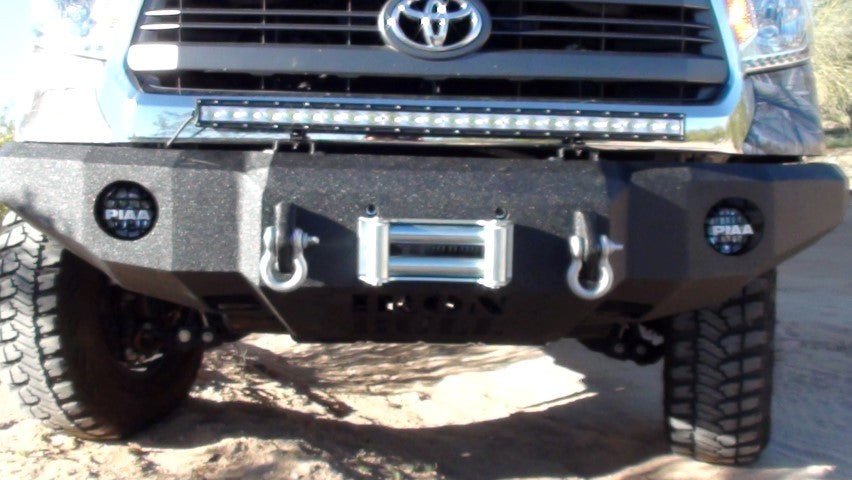 2014-2021 Toyota Tundra Front Bumper | Parking Sensor Cutouts Available - Iron Bull BumpersFRONT IRON BUMPER