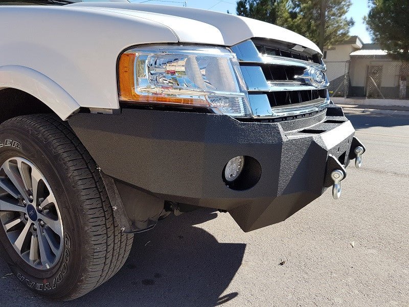 2015-2017 Ford Expedition Front Bumper | Parking Sensor Cutouts Available - Iron Bull BumpersFRONT IRON BUMPER