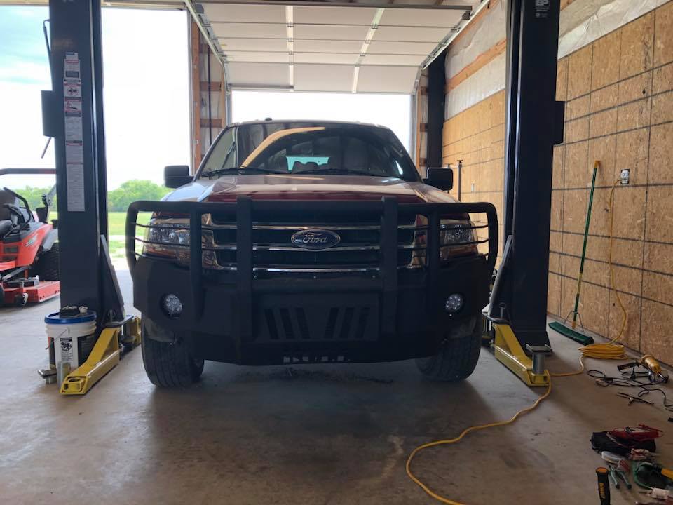 2015-2017 Ford Expedition Front Bumper | Parking Sensor Cutouts Available - Iron Bull BumpersFRONT IRON BUMPER