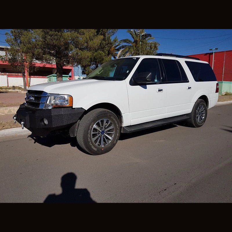 2015-2017 Ford Expedition Front Bumper | Parking Sensor Cutouts Available - Iron Bull BumpersFRONT IRON BUMPER