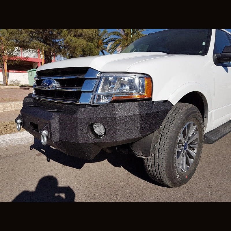 2015-2017 Ford Expedition Front Bumper | Parking Sensor Cutouts Available - Iron Bull BumpersFRONT IRON BUMPER