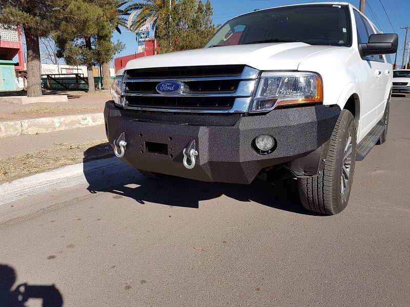 2015-2017 Ford Expedition Front Bumper | Parking Sensor Cutouts Available - Iron Bull BumpersFRONT IRON BUMPER