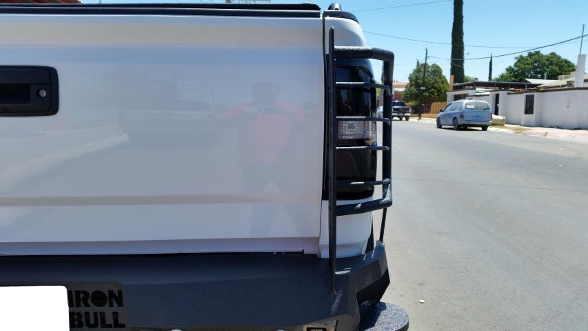 2015-2019 GMC Siera 2500/3500 Rear Bumper | Parking Sensor Cutouts Available - Iron Bull BumpersREAR IRON BUMPER
