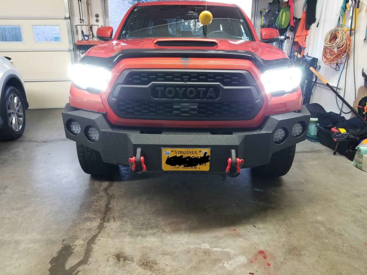 2016-2022 Toyota Tacoma Front Bumper - Iron Bull BumpersFRONT IRON BUMPER