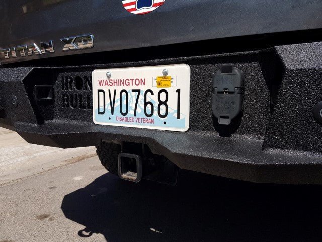 2016-2023 Nissan Titan XD Rear Bumper | Parking Sensor Cutouts Available - Iron Bull BumpersREAR IRON BUMPER