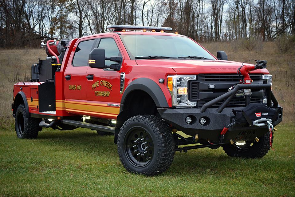 2017-2022 Ford F450/550 Front Bumper With Fender Flare Adapters - Iron Bull BumpersFRONT IRON BUMPER