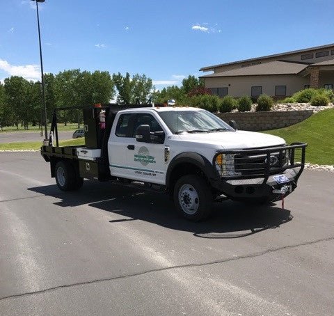 2017-2022 Ford F450/550 Front Bumper With Fender Flare Adapters - Iron Bull BumpersFRONT IRON BUMPER