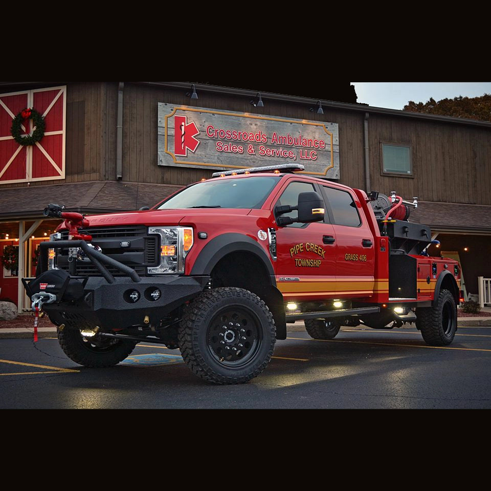 2017-2022 Ford F450/550 Front Bumper With Fender Flare Adapters