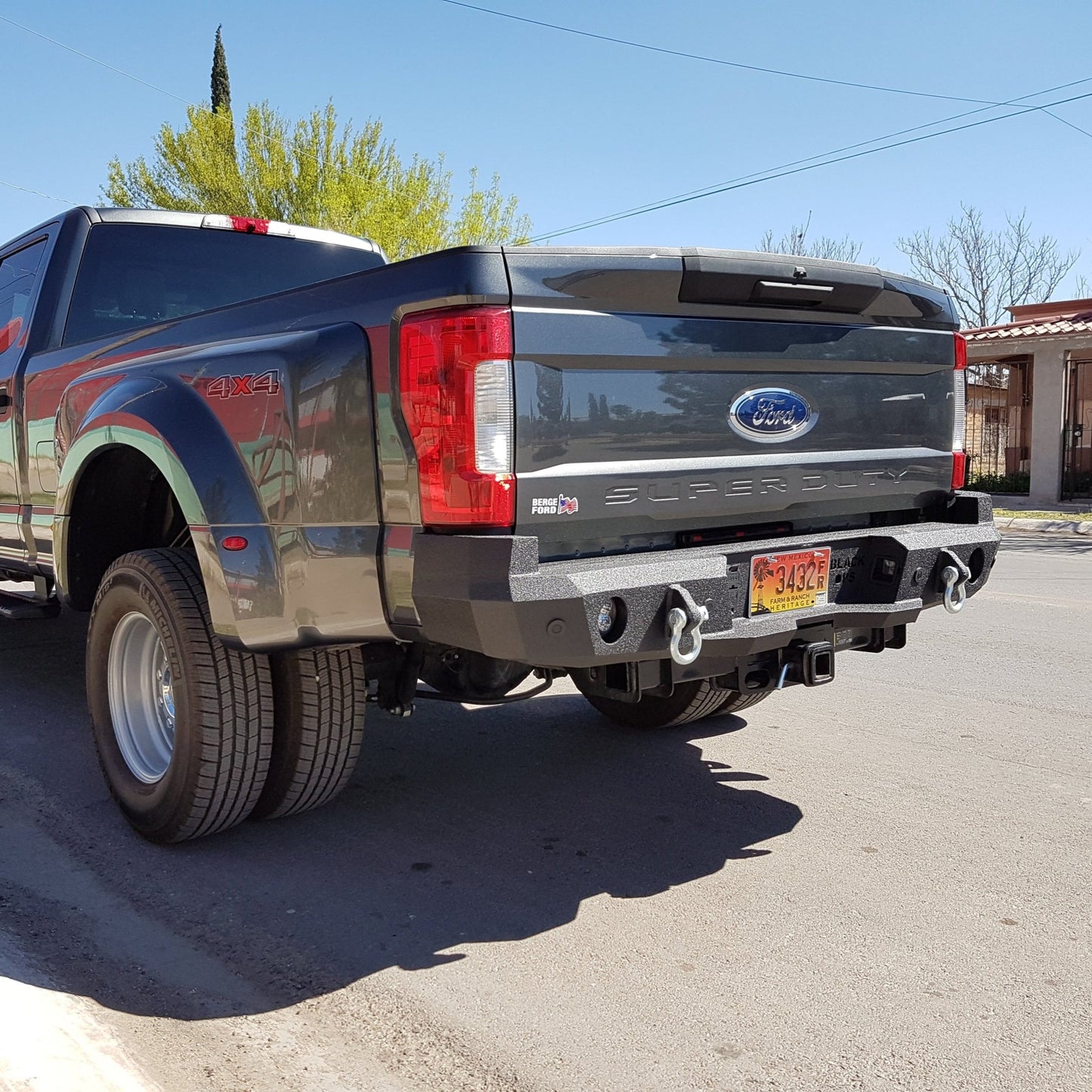 2017-2022 Ford F450/F550 Rear Bumper | Parking Sensor Cutouts Available - Iron Bull BumpersREAR IRON BUMPER