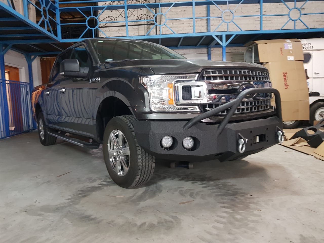 2018-2020 Ford F150 Front Bumper - Iron Bull BumpersFRONT IRON BUMPER