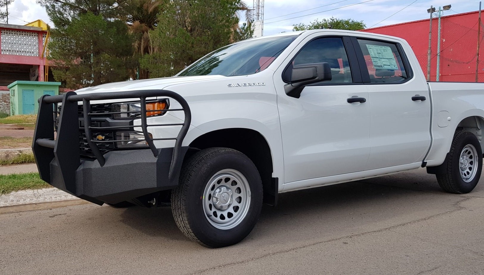 2019-2021 Chevrolet Silverado 1500 Front Bumper | Parking Sensor Cutouts Available - Iron Bull BumpersFRONT IRON BUMPER