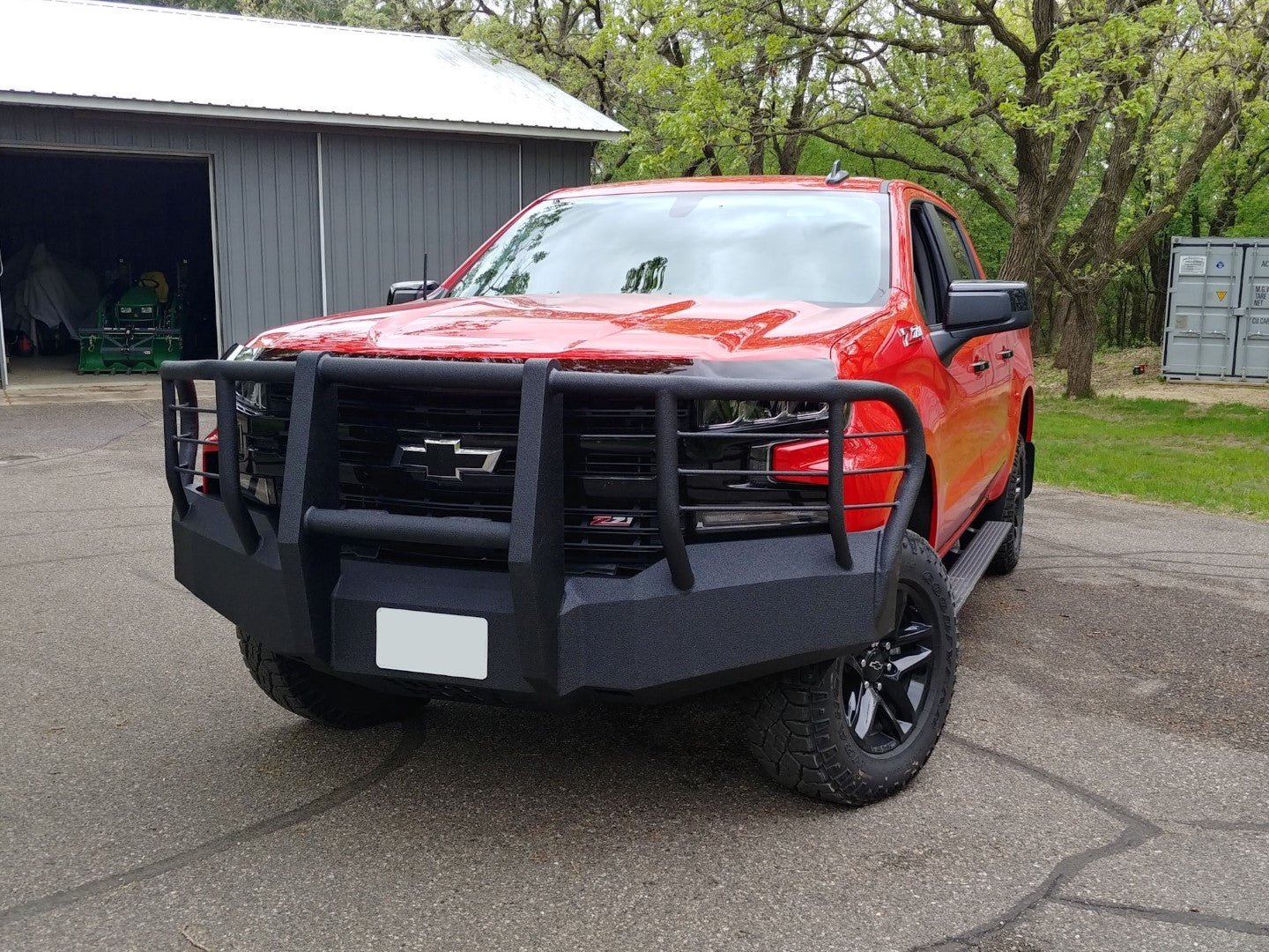 2019-2021 Chevrolet Silverado 1500 Front Bumper | Parking Sensor Cutouts Available - Iron Bull BumpersFRONT IRON BUMPER