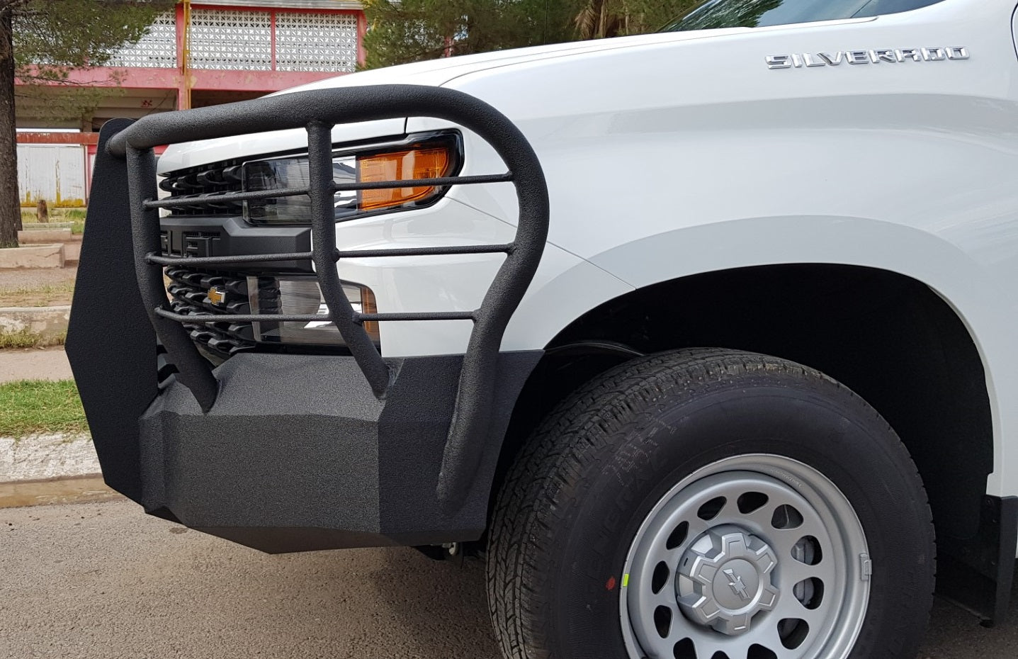 2019-2021 Chevrolet Silverado 1500 Front Bumper | Parking Sensor Cutouts Available - Iron Bull BumpersFRONT IRON BUMPER