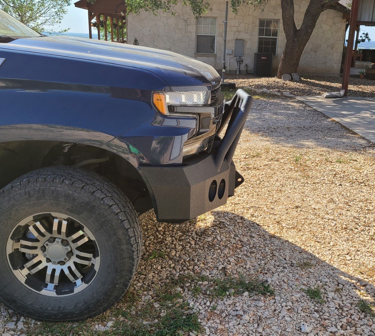 2019-2021 Chevrolet Silverado 1500 Front Bumper | Parking Sensor Cutouts Available - Iron Bull BumpersFRONT IRON BUMPER