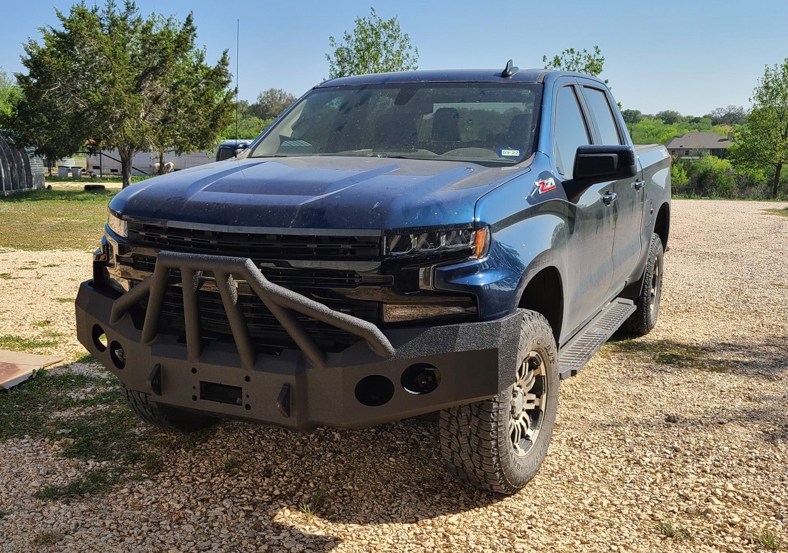 2019-2021 Chevrolet Silverado 1500 Front Bumper | Parking Sensor Cutouts Available - Iron Bull BumpersFRONT IRON BUMPER