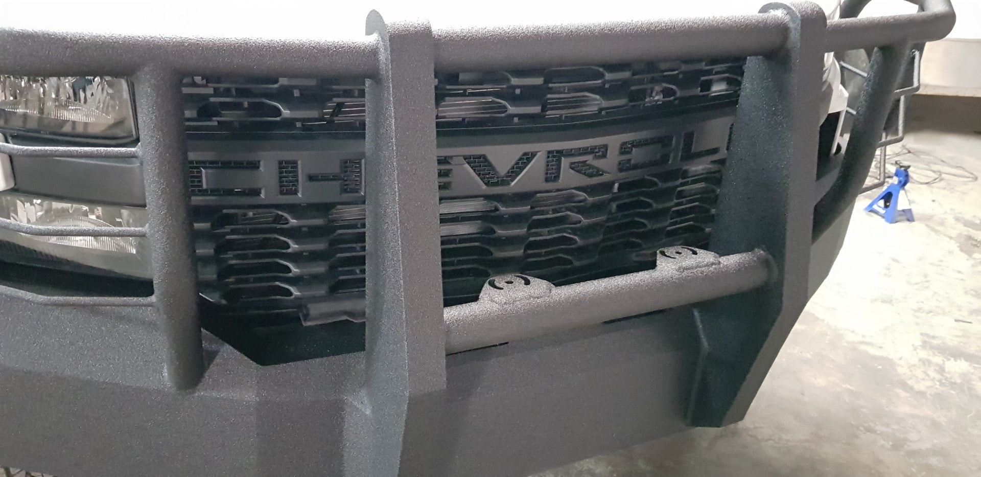 2019-2021 Chevrolet Silverado 1500 Front Bumper | Parking Sensor Cutouts Available - Iron Bull BumpersFRONT IRON BUMPER