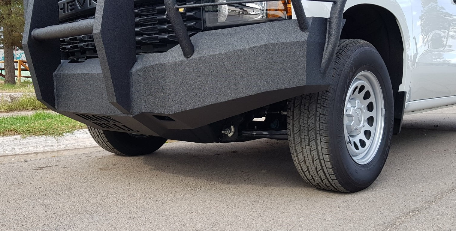 2019-2021 Chevrolet Silverado 1500 Front Bumper | Parking Sensor Cutouts Available - Iron Bull BumpersFRONT IRON BUMPER