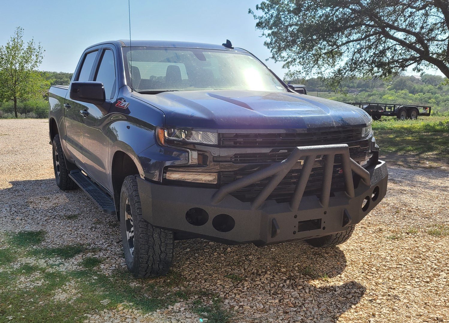 2019-2021 Chevrolet Silverado 1500 Front Bumper | Parking Sensor Cutouts Available - Iron Bull BumpersFRONT IRON BUMPER