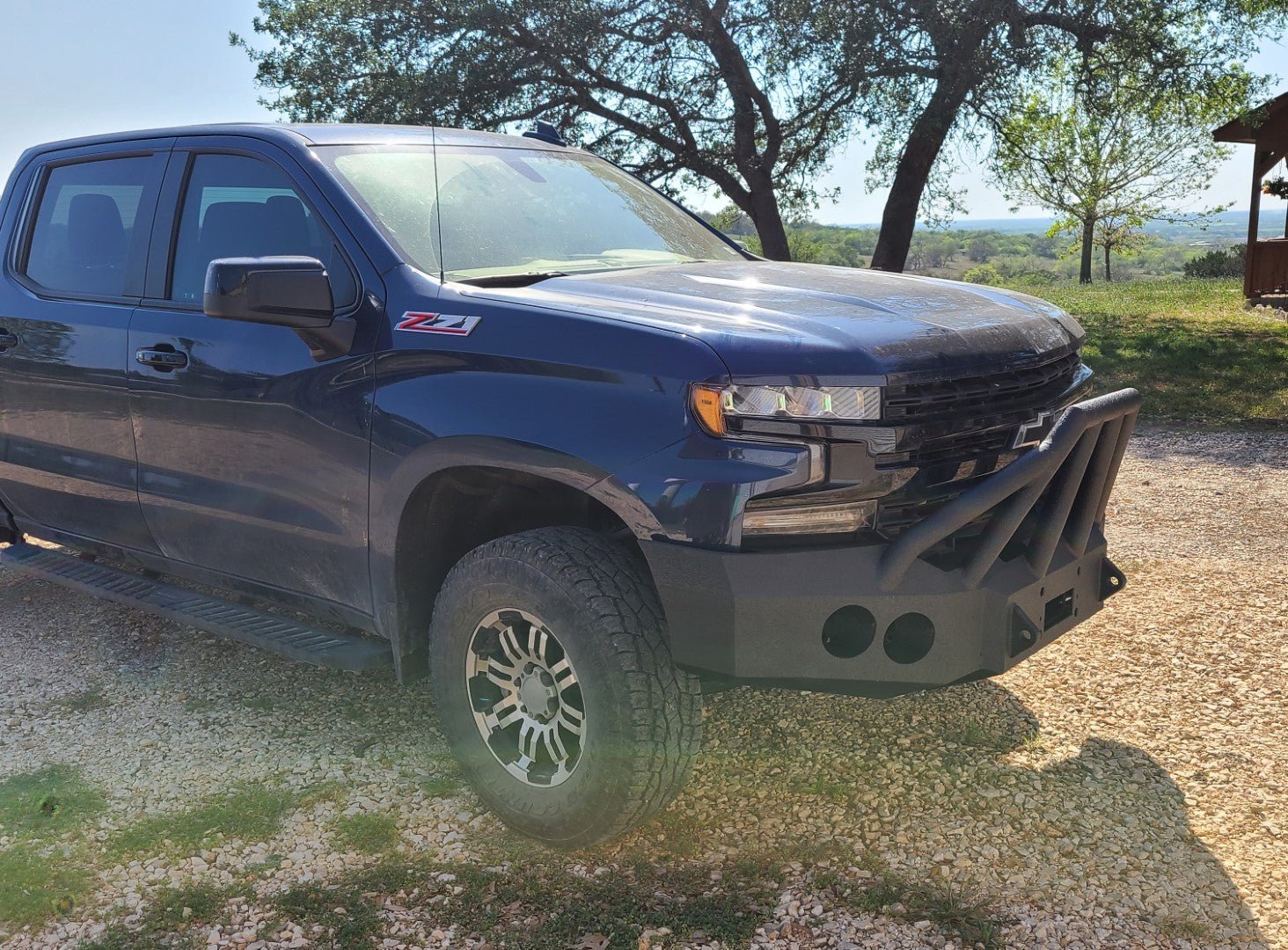 2019-2021 Chevrolet Silverado 1500 Front Bumper | Parking Sensor Cutouts Available - Iron Bull BumpersFRONT IRON BUMPER