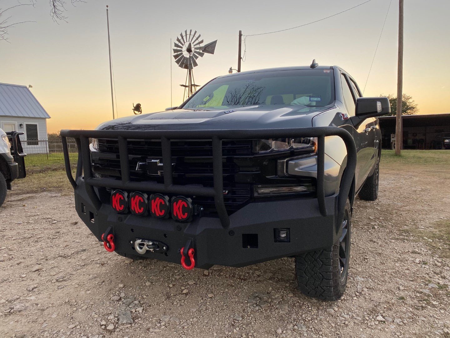2019-2021 Chevrolet Silverado 1500 Front Bumper | Parking Sensor Cutouts Available - Iron Bull BumpersFRONT IRON BUMPER