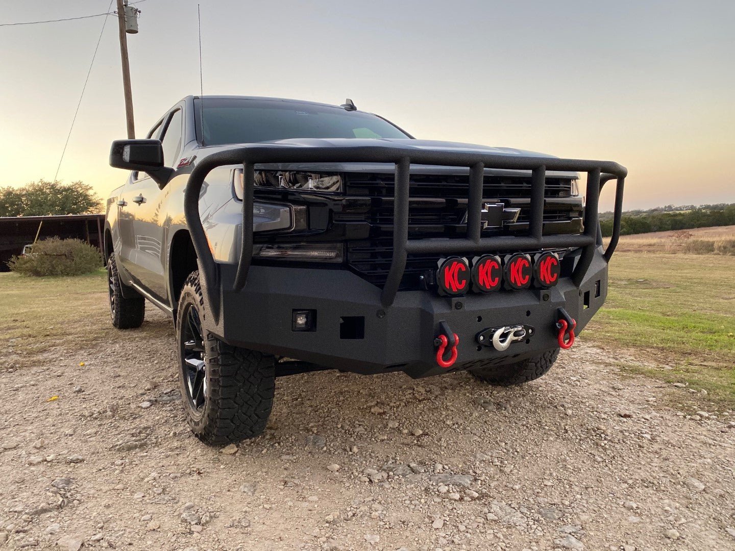 2019-2021 Chevrolet Silverado 1500 Front Bumper | Parking Sensor Cutouts Available - Iron Bull BumpersFRONT IRON BUMPER