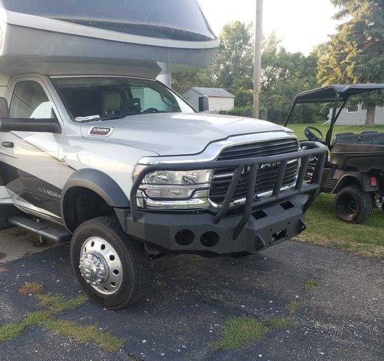 2019-2022 RAM 2500/3500 Front Bumper | Parking Sensor Cutouts Available - Iron Bull BumpersFRONT IRON BUMPER