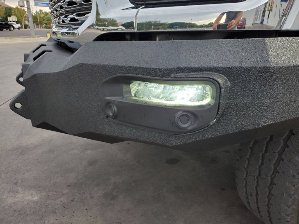 2019-2022 RAM 2500/3500 LARAMIE/LIMITED Front Bumper With Factory Fog Lights - Iron Bull BumpersFRONT IRON BUMPER