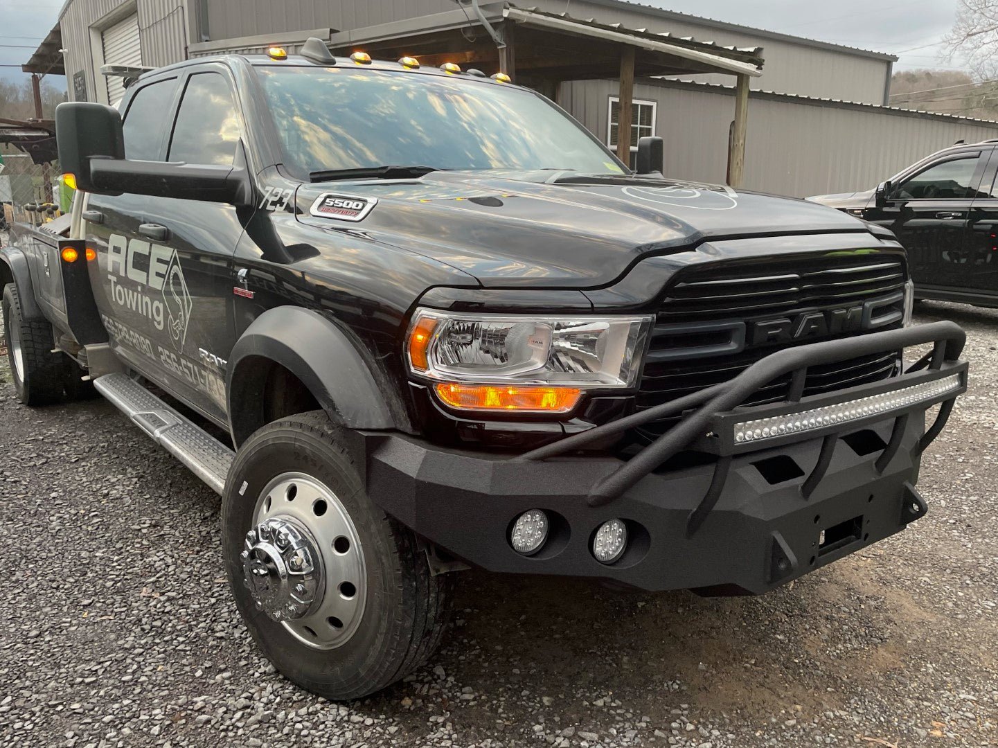 2019-2023 Dodge Ram 1500 Front Bumper w/Skid Plate Tow Hooks