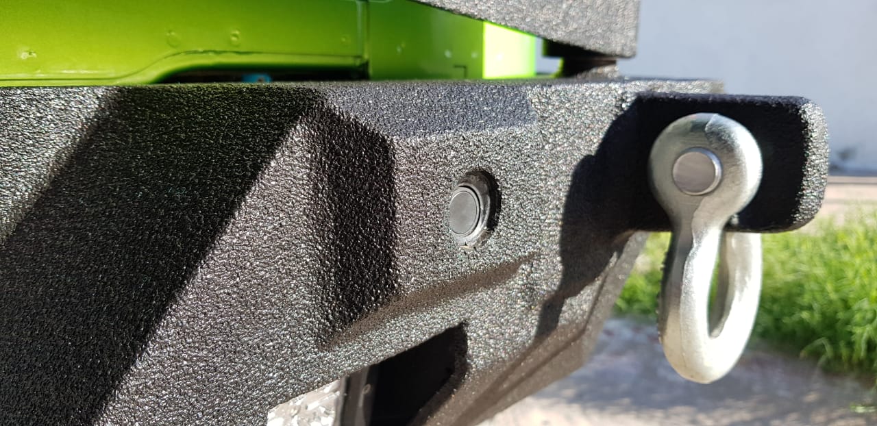 2019-2023 Jeep JL Wrangler Rear Bumper | Parking Sensor Cutouts Available - Iron Bull BumpersREAR IRON BUMPER