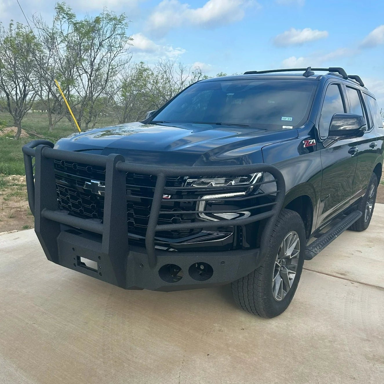 2021-2023 Chevrolet Tahoe / Suburban Front Bumper | Parking Sensor Cutouts Available - Iron Bull BumpersFRONT IRON BUMPER