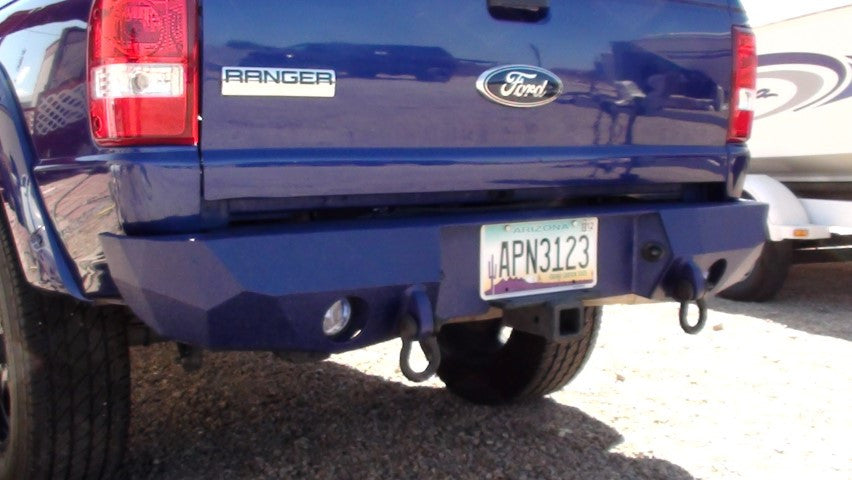 1993-2012 Ford Ranger Rear Bumper - Iron Bull BumpersREAR IRON BUMPER