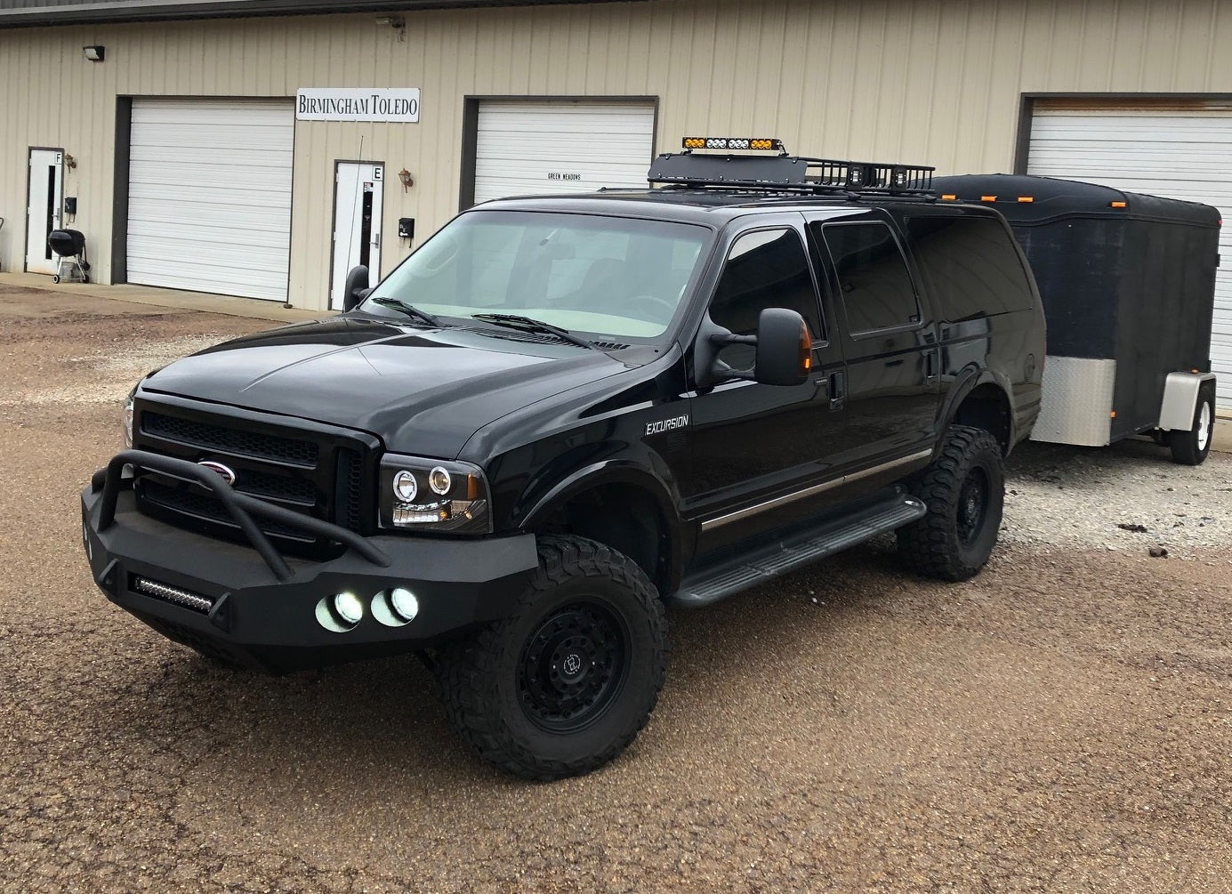 2005-2007 Ford Excursion Front Bumper - Iron Bull BumpersFRONT IRON BUMPER