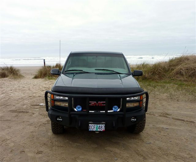 1988-2000 GMC Sierra 1500 Front Bumper - Iron Bull BumpersFRONT IRON BUMPER