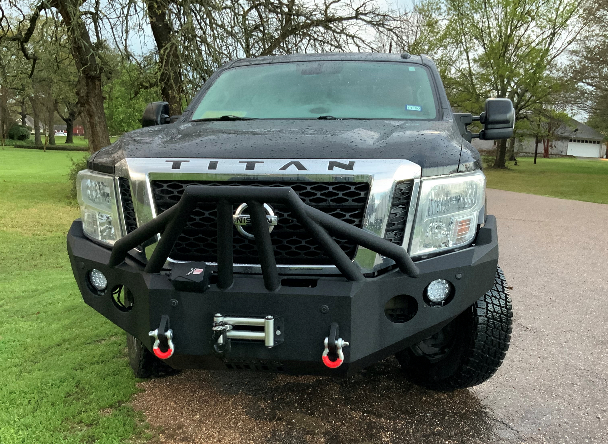 2016-2023 Nissan Titan XD Front Bumper | Parking Sensor Cutouts Available - Iron Bull BumpersFRONT IRON BUMPER