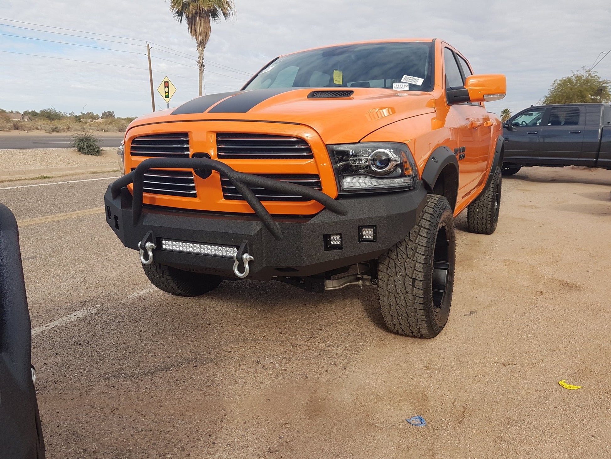 BUMPER ACCESSORY: Straight LED Light Bar - Iron Bull BumpersACCESSORY