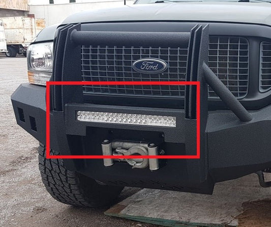 BUMPER ADD-ON: Carnage/Shredder/Reaper 20 inch Light Bar Box - Iron Bull BumpersADD-ON