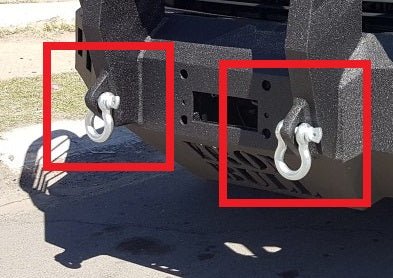 BUMPER ADD-ON: Carnage/Shredder/Reaper D-rings - Iron Bull BumpersADD-ON