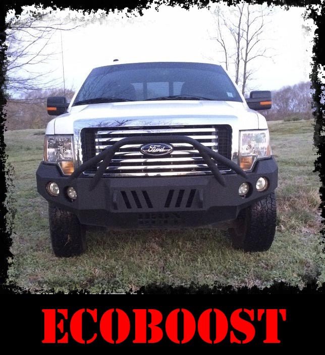 BUMPER ADD-ON: Ecoboost Front Plate Cutout - Iron Bull BumpersADD-ON