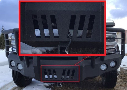 BUMPER ADD-ON: Ecoboost Front Plate Cutout - Iron Bull BumpersADD-ON