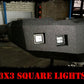 BUMPER ADD-ON: Square Light Style - Iron Bull BumpersBUMPER OPTION