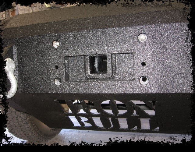 BUMPER ADD-ON: Winch Plate Mount Removable Hitch Receiver (Front Bumpers Only) - Iron Bull BumpersACCESSORY