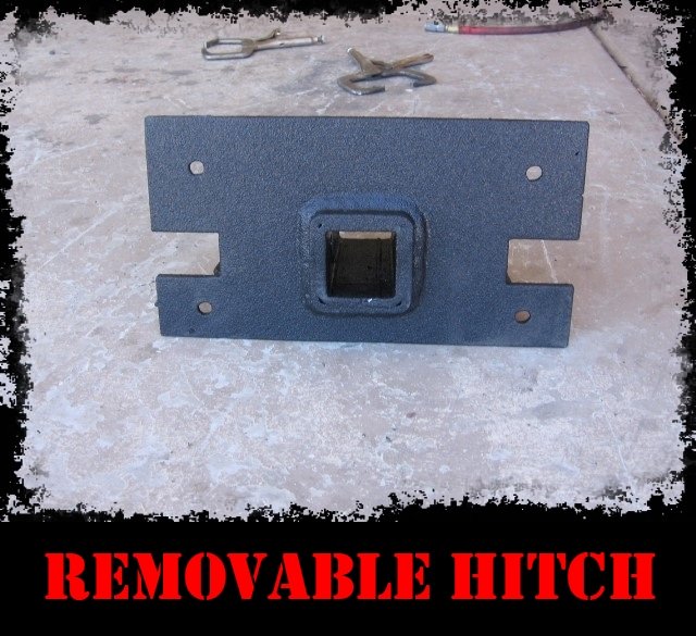 BUMPER ADD-ON: Winch Plate Mount Removable Hitch Receiver (Front Bumpers Only) - Iron Bull BumpersACCESSORY