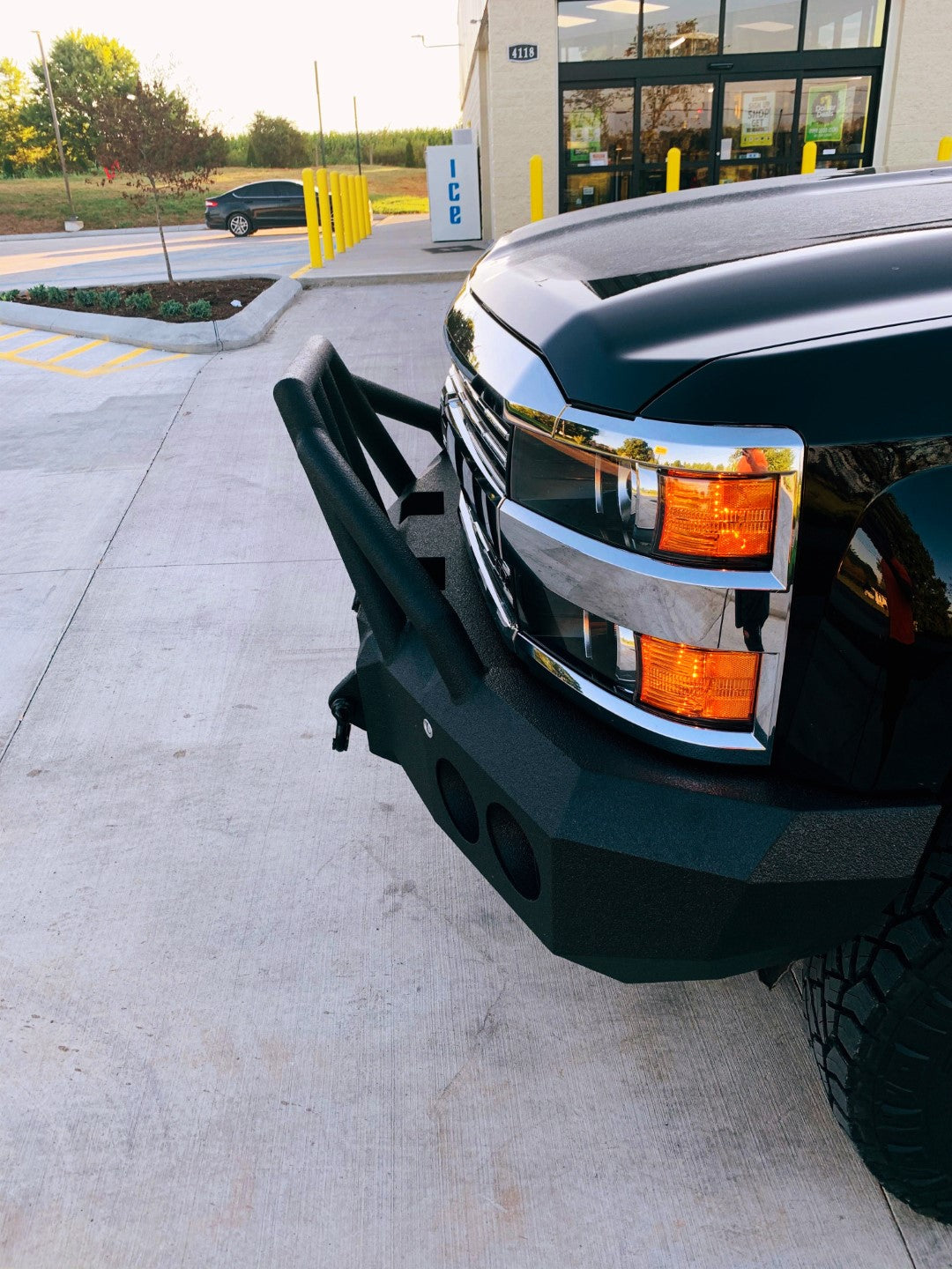2015-2019 Chevrolet Silverado 2500/3500 Front Bumper | Parking Sensor Cutouts Available - Iron Bull BumpersFRONT IRON BUMPER