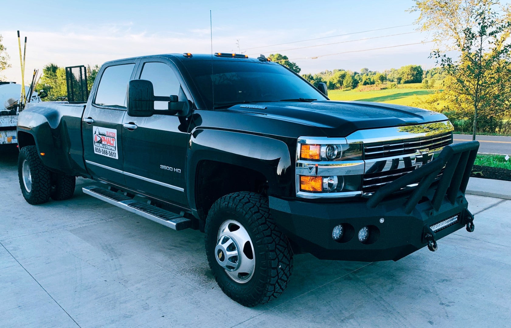 2015-2019 Chevrolet Silverado 2500/3500 Front Bumper | Parking Sensor Cutouts Available - Iron Bull BumpersFRONT IRON BUMPER