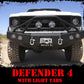 Heavy Duty Grille Guard: Defender 4 - Iron Bull BumpersGRILLE GUARD