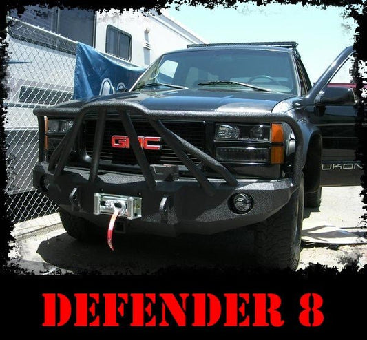 Heavy Duty Grille Guard: Defender 8 - Iron Bull BumpersGRILLE GUARD