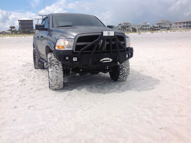 2009-2012 RAM 1500 Front Bumper - Front Truck Winch Bumper